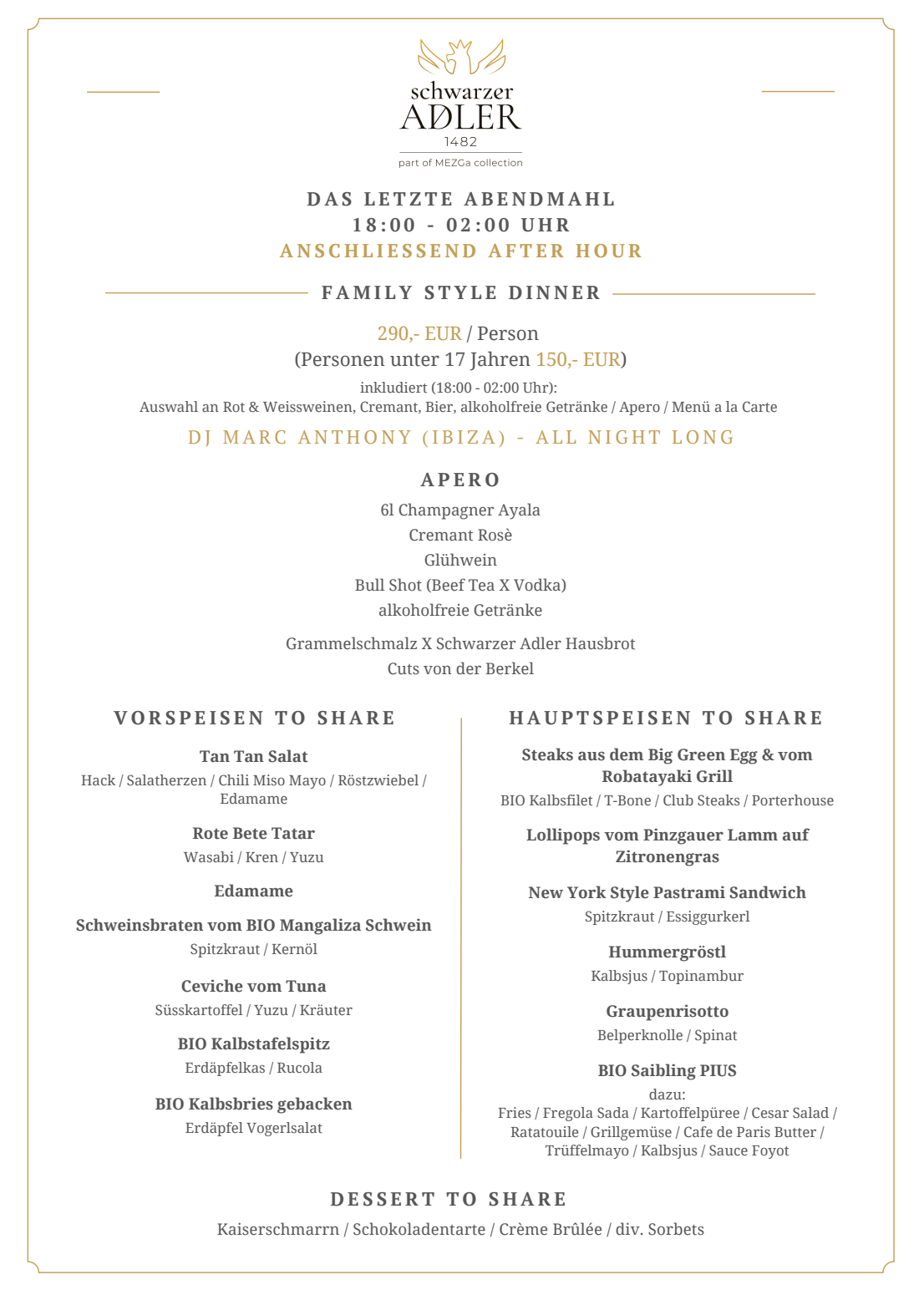 DAS LETZTE ABENDMAHL